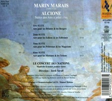 MARIN MARAIS: ALCIONE - SUITES DES AIRS   JO ER NEW CD