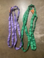 LiftAll Tuflex 6 Ft. Round Slings, 2x, 5300lb and 2600lb Vertical Hitch