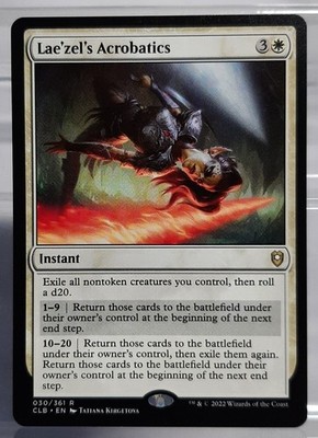 Lae`zel`s Acrobatics - Rare - Commander Legends: Schlacht um Baldur`s Gate EN/NM