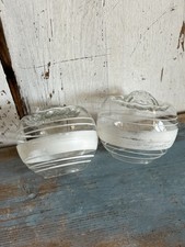 2 Antichi Globi Vetro Soffiato, Paralumi Applique a Parete, Ricambi Lampade