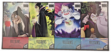 Disney Villains 4 Pack Collectors Puzzles 1000 Pc. NIB/Sealed