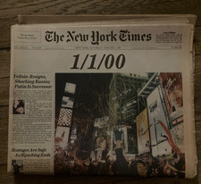 New York Times Complete Y2K 1/1/00 edition