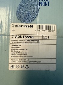  Mercedes E350cdi 2017 Air Filters 