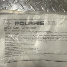 NEW OEM POLARIS RANGER 400 500 570 CANVAS REAR PANEL WINDOW 2877394 BL173