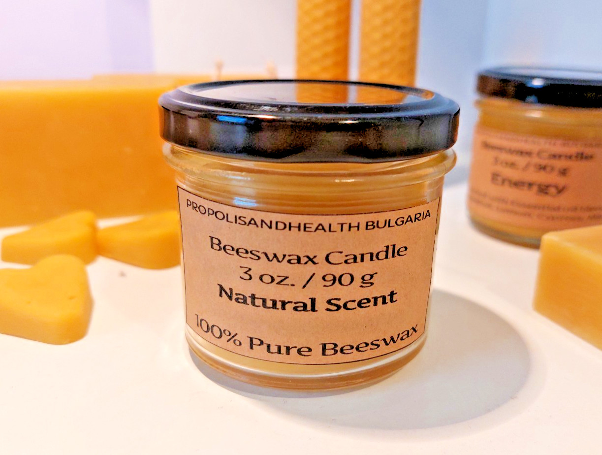 Jar, Natural Unscented Non Toxic Hand Poured Candle
