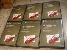 THE GREAT COURSES DVD CD SETS LOT OF 6 GUIDEBOOKS