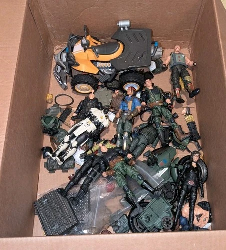 Hasbro G.I. Joe Classified  Head Weapons Parts Lot Action Force
