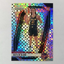 2024 Panini Prizm WNBA Caitlin Clark Checkerboard Xfractor RC Card Indiana Fever