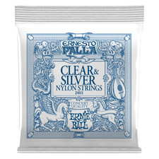 Ernie Ball Ernesto Palla Nylon Classical Guitar Strings - Clear Silver