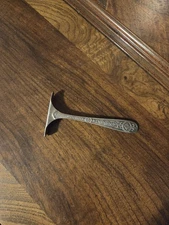 Antique Silverplate Child Food Pusher