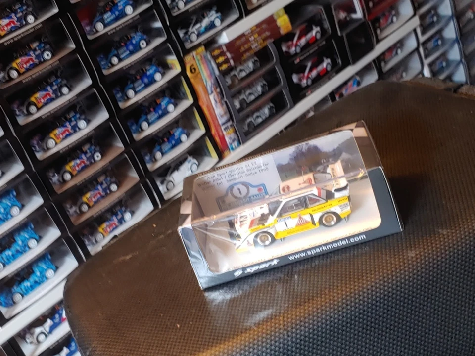 1x Spark Rfs025 AUDI QUATTRO S1 W.Rohrl WINNER Rally SEMPERIT 1985 - 1:43 Rare - Immagine 4 di 4