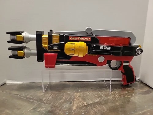 Power Rangers Spd 2005 Delta Enforcer Gun Working Sounds Vintage 30cm EUC!!