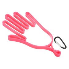 Golf Gloves Stretcher Keeper Support Rack Holder with Hook Pink