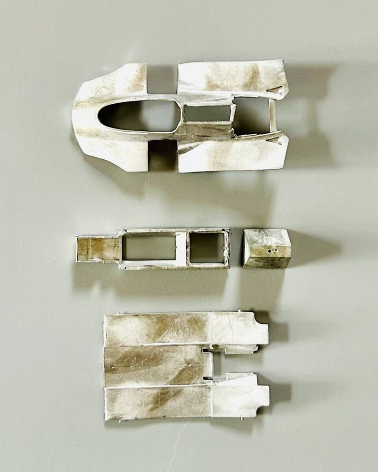 Kit trucco scala 1/43 dettaglio completo metallo bianco "FERRARI 126C Turbo" - Immagine 4 di 4