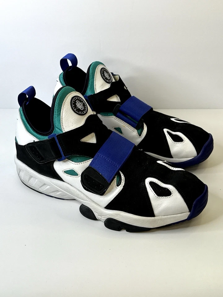 De colección Nike Air Huarache Para hombres Talla 12 Raro Negro/Blanco Turquesa OG Años 90 Retro Foto 2 de 4