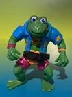 1989 Playmates TMNT Genghis Frog 4.5" Vintage Action Figure Loose