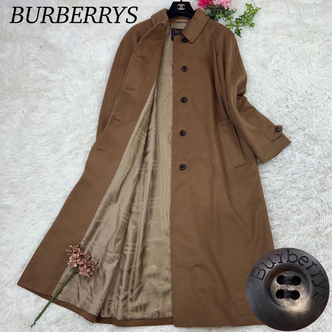 Authentic Burberry Long Coat Cashmere Blend Check Lining Authentic Burberry Long Coat Cashmere Blend Check Lining