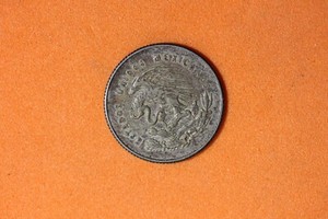 ESTATE FIND 1950 - Mexico 25 Centavos Coin #K30788