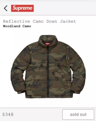 Supreme Reflective Camo Down Jacket Week 16 *In HAND* Supreme Bogo 