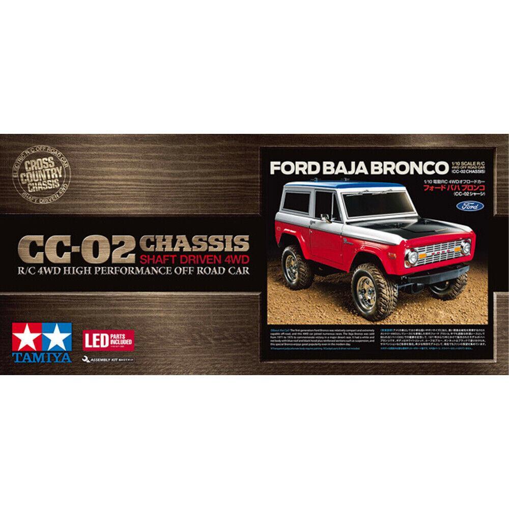 Tamiya 58736 Ford Baja Bronco (CC-02) 1:10 RC Assembly Kit | eBay