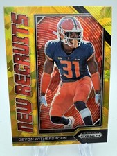 Devon Witherspoon New Recruits Gold Ice #NR-20 - 2023 Panini Prizm Draft Picks