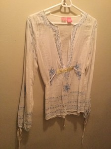 decree watch women's S white/blue embroidered Andrew & translucent Co Womenâs