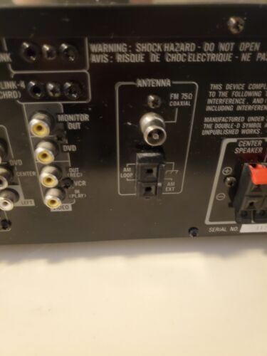 JVC RX-6020VBK 5.1 Dolby Digital Pro Logic II Surround Sound DTS A/V Receiver - Picture 8 of 12