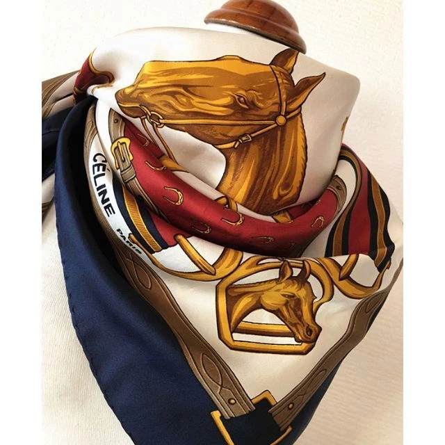 Celine sales silk scarf