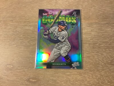 2024 Topps Cosmic Chrome Baseball Mookie Betts Into The Cosmos #ITC-6 LA Dodgers