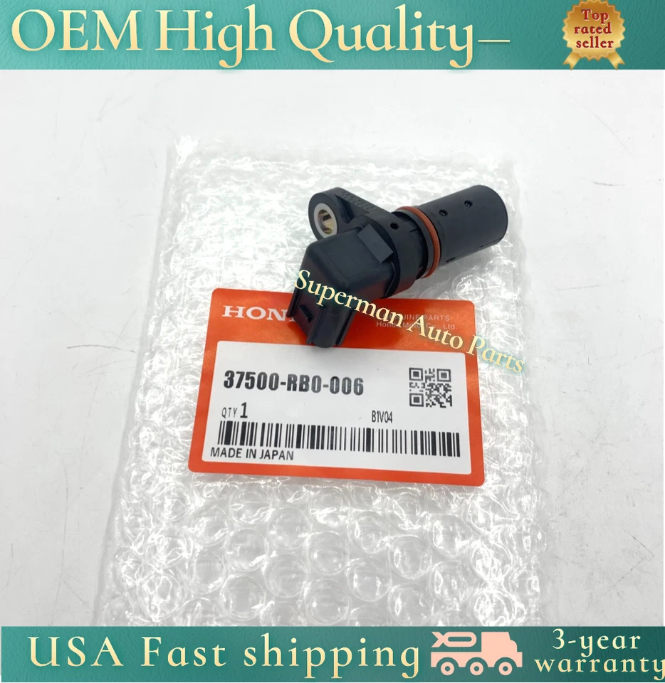 OEM Engine Crankshaft Position Sensor 37500-RB0-006 For 2009-2019 Honda Fit CRZ - Image 2 of 4