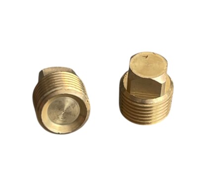 2 Stück Universal Massiv Messing Abfluss Spund Stopfen Garboard Riegel Rippe Boot Marine