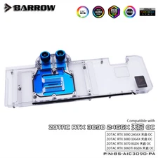 Barrow Zotac RTX 3060Ti 3070 3080 3090 TianQi 天启 Version Full GPU Block LRC 2.0