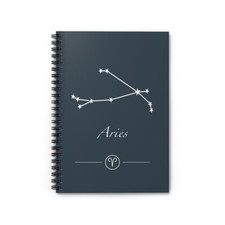 ARIES Zodiac Birthday Gift Writing Journal Diary Notebook Birthday Gift