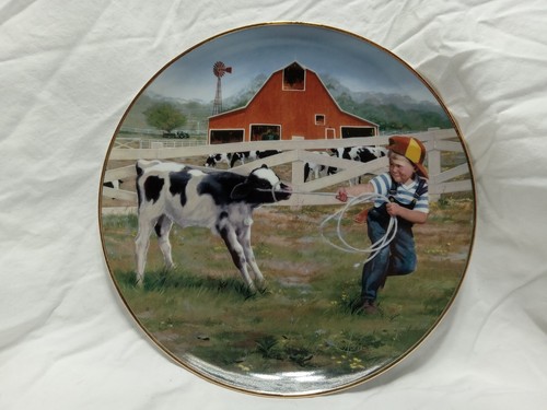 Danbury Mint "Tug O War" Little Farm Hands
