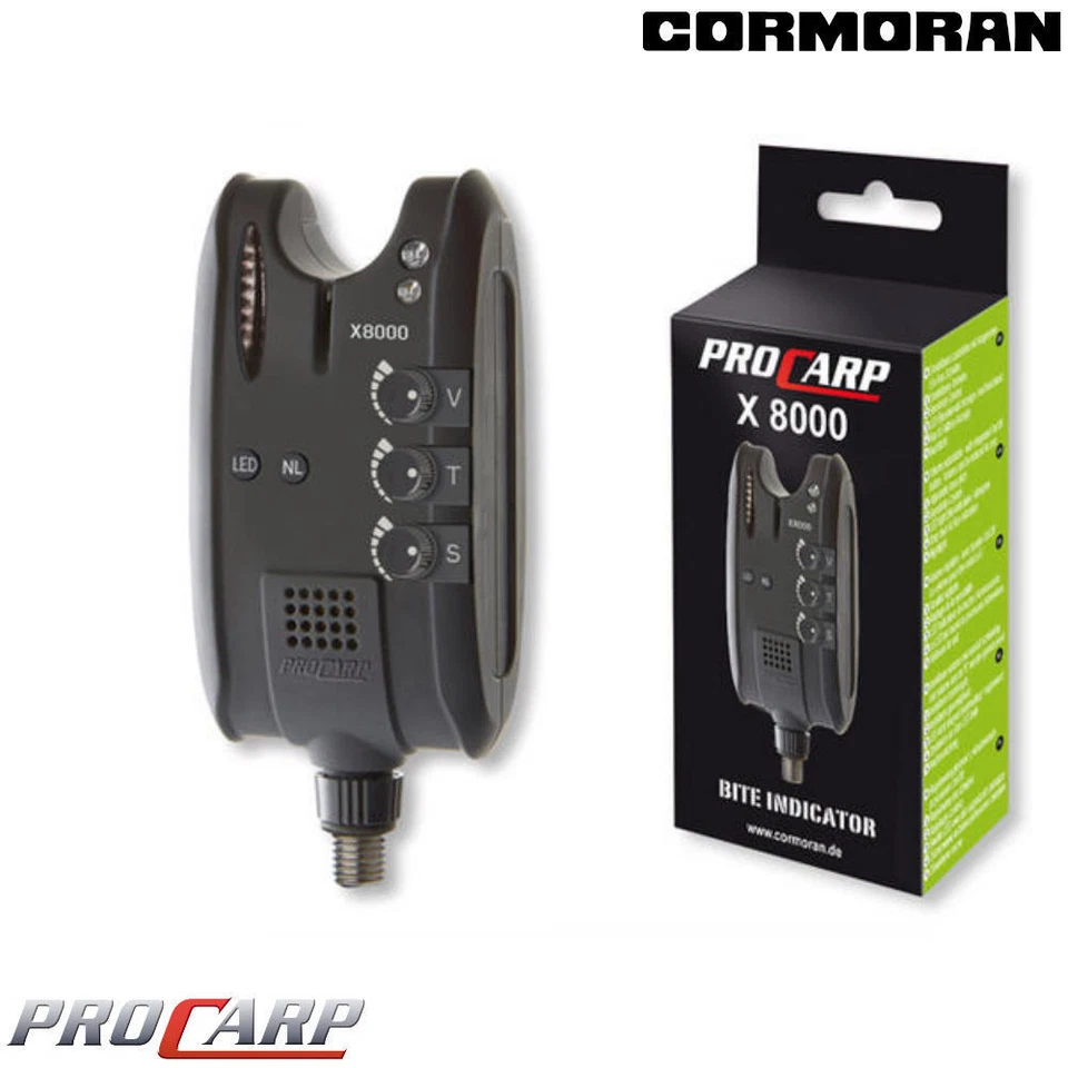 Cormoran Pro Carp X-8000 Elektronischer Bissanzeiger Multicolor Bite Alarm - Bild 1 von 1