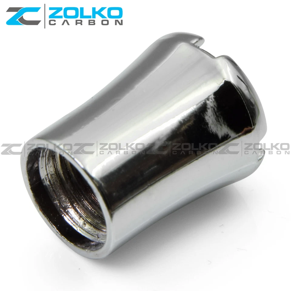 TAPAS DE VÁSTAGO DE VÁLVULA NEUMÁTICO DE RUEDA CROMADO - VENDEDOR DE EE. UU. Foto 3 de 4