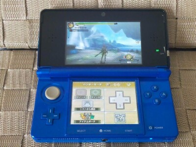 Nintendo 3DS Console - Cobalt Blue - Japanese Import - Very Good