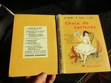 Manuel Scolaire Choix Lectures POURON PICARD LEROY Cours Delagrave 1963 BAILLY