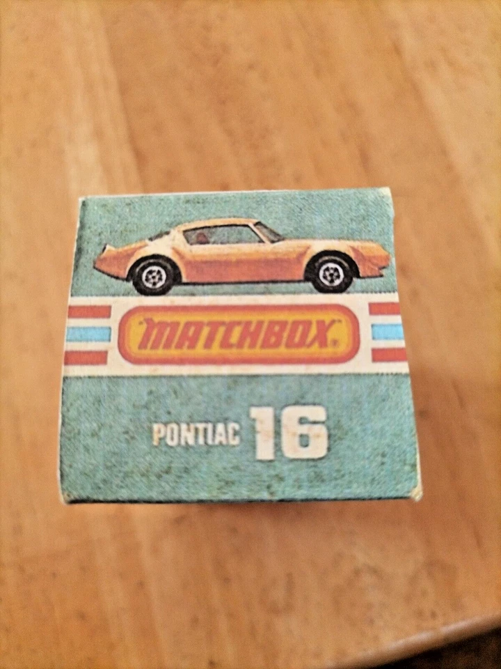 Matchbox Superfast - No16 Pontiac  - Replica / Copy Box only - Image 3 of 3
