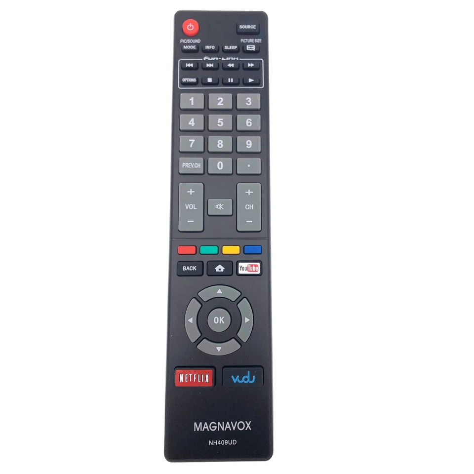 New NH409UD For Magnavox LED LCD TV Remote Control 55MV314X 50MV314X 43MV314X - Image 2 of 4