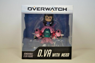 f149) Overwatch Figur Blizzard D.VA with Meka Cute but Deadly OVP Removable