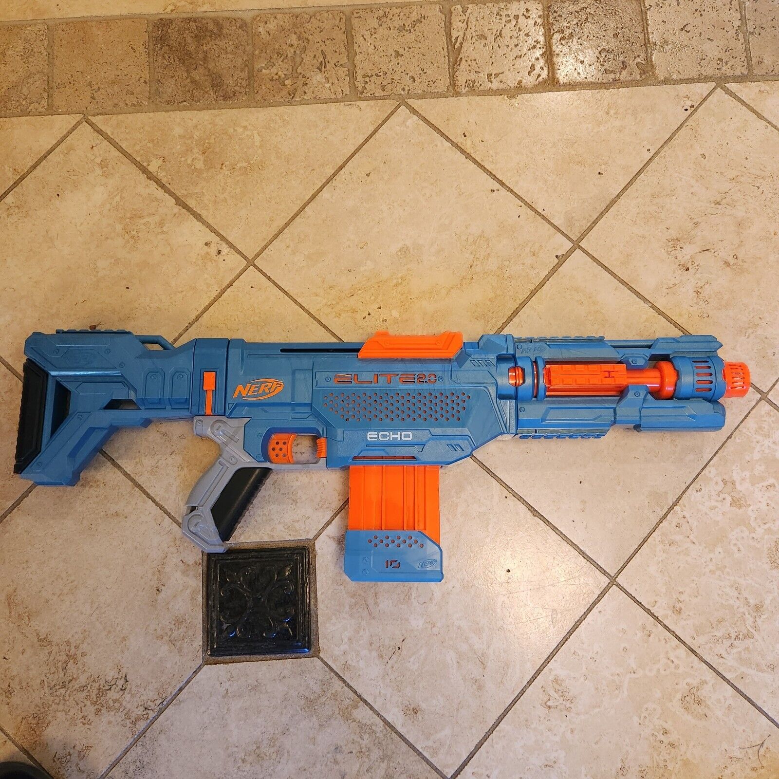 Nerf elite 2.0 echo cs 10 et flechettes nerf elite officielles, jeux  exterieurs et sports