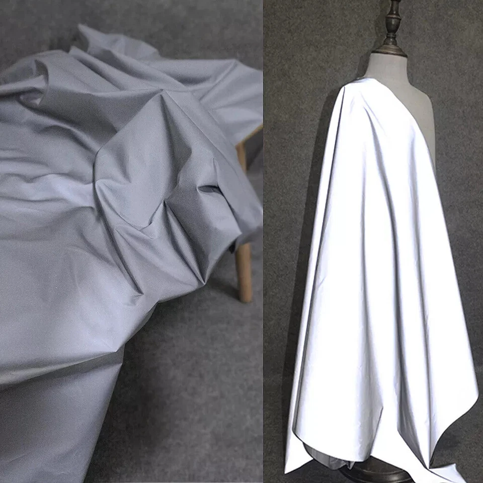 140x91cm High Visibility Safety Fabric Cold Bright Reflective Composite Clothing - Image 4 of 4