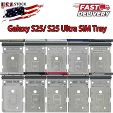 Original Dual SIM Card Tray Holder Slot For Samsung Galaxy S25/S25+/S25 Ultra US