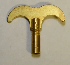 Early Style Clock Key, Size 6, for Steeple, Beehive, Other Early Spring Clock