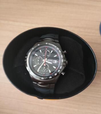 Seiko Chronograph SNAF87PC Giugiaro Limited Edition Date Quartz