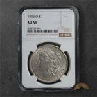 1896-O Morgan Silver Dollar $1  - NGC AU53 - New Orleans