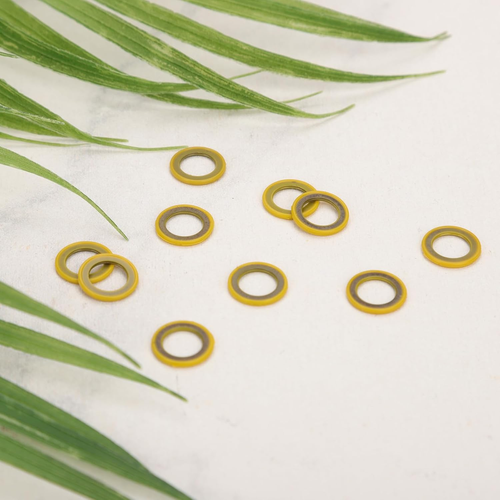 10 X 26-830749 Gearcase Oil Drain Plug Gaskets Screw Washers, Lower Unit Seals f - Picture 3 of 12
