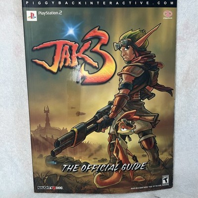 Jak 3 Official Strategy Guide PS2 Piggyback Interactive Book PlayStation 2 Vtg