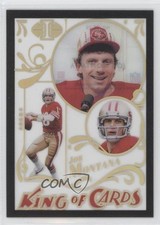 2022 Panini Illusions King of Cards Black 41/50 Joe Montana #KC-12 HOF n0c